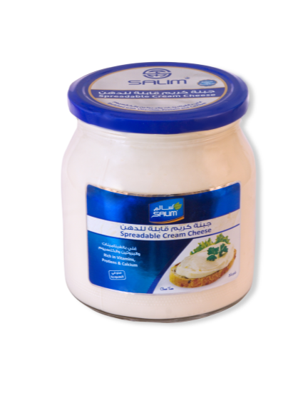 Spreadable Cream Cheese Glass Jar Salim 500G