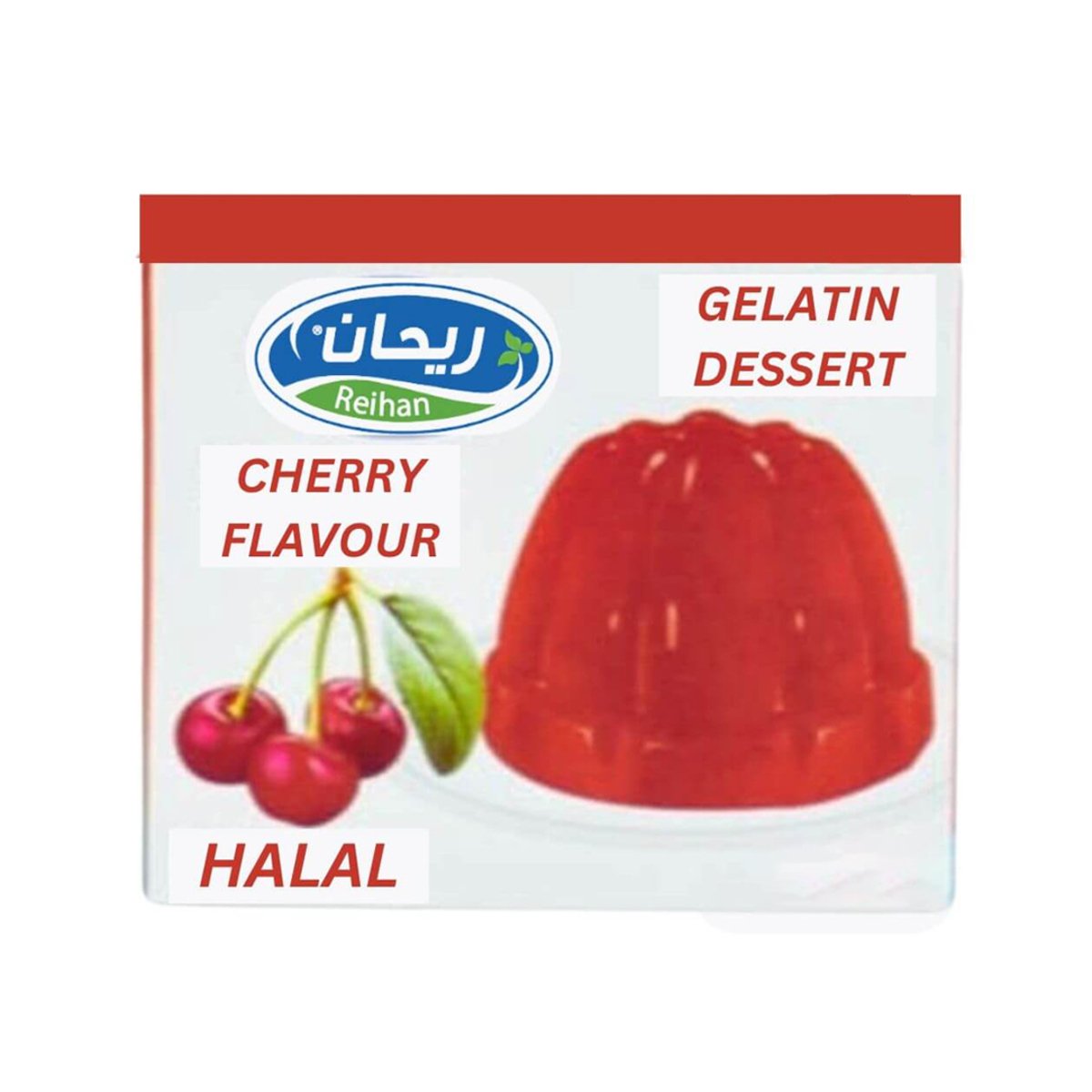 Reihan Gelatin Dessert Cherry Flavour