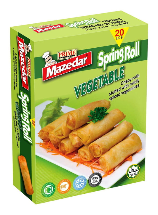 Mazedar Frozen Vegetable Sambosa/Veg Spring Roll(Cocktail Size Combo)