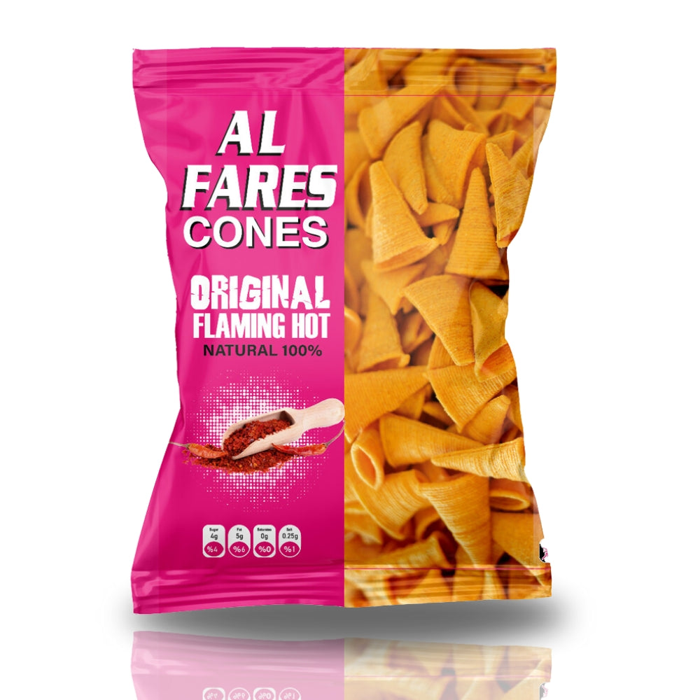 Chips Al Fares Cones Flaming Hot A1-076