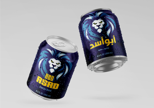 Abu Asaad Energy Drink B2-025 (6 or 12 Cans Pack)