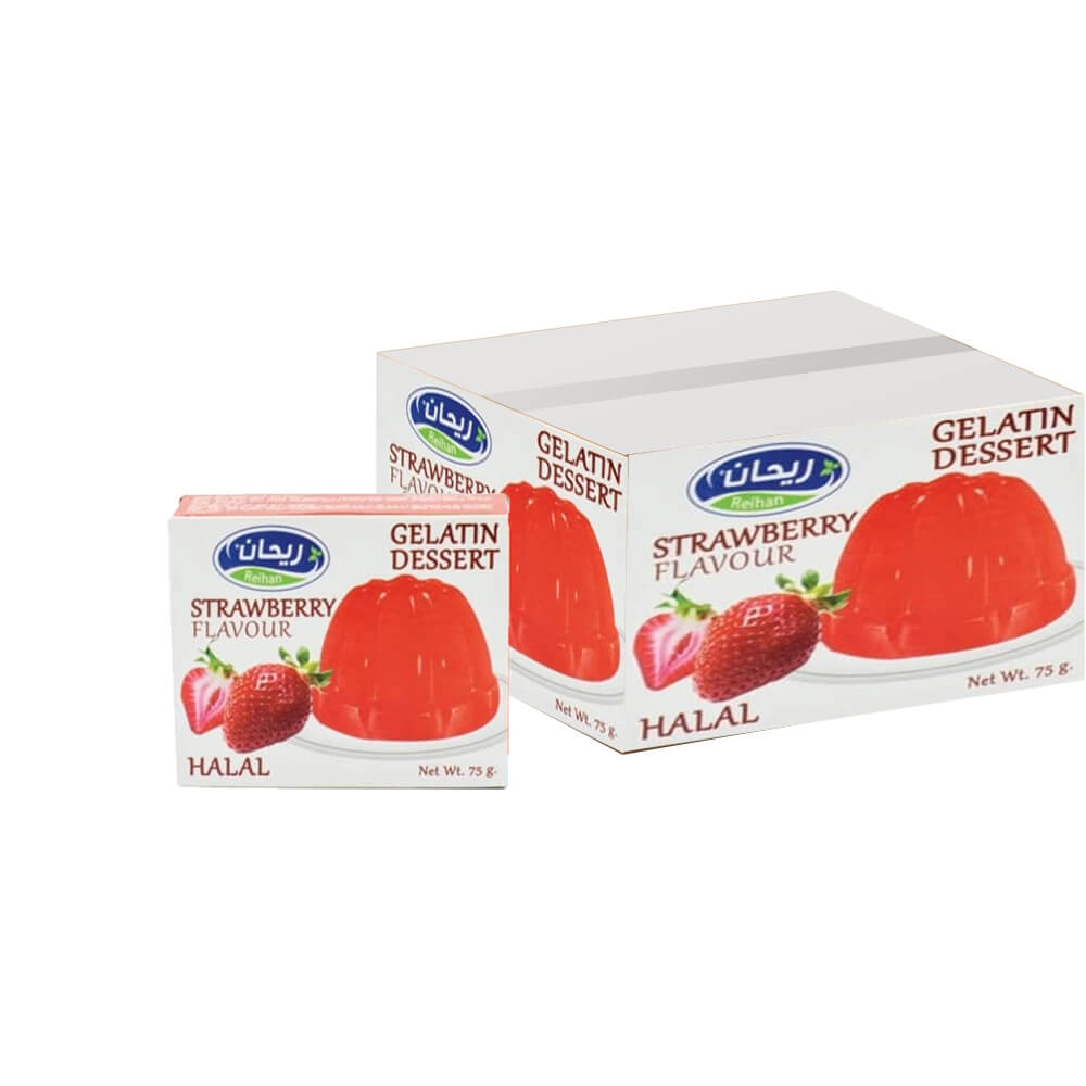 Reihan Gelatin Dessert Strawberry Flavour